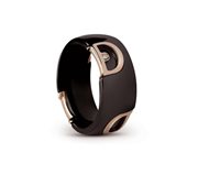 Anneau Damiani Femme D.Icon in Céramique Diamante 0.01 Ct 20059337-14 - 20059337-18